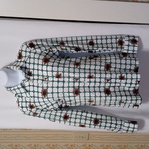 Vintage Collared Button Down Blouse